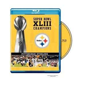Super Bowl XLIII Blue Ray DVD Pittsburgh Steelers vs Arizona 