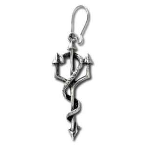  Devils Fork Alchemy Gothic Earring Jewelry