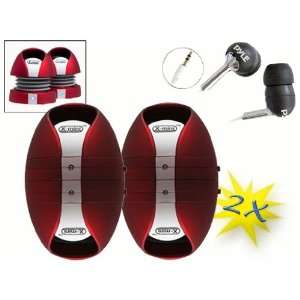  X Mini MAX II Capsule Speakers Colour (Red): Electronics