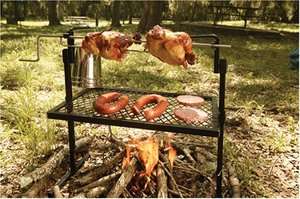 Texsport Rotisserie & Spit Grill Camping Fire Pits Free Shipping 