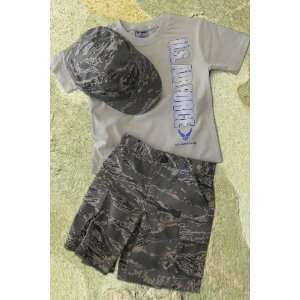   Air Force Camo Short,Shirt and Hat Set Child / Youth SIZE: LARGE (10