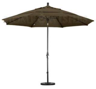 New 11 Sunbrella Vented Patio Umbrella w/ Tilt   Cocoa  