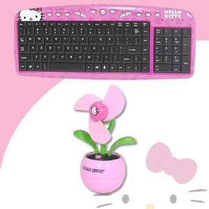   Kitty USB Desktop Fan (Pink) #81109 FUS DavisMAX Bundle Electronics