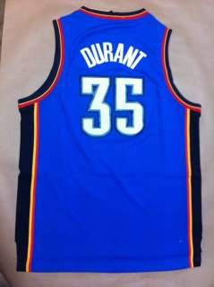 Oklahoma City Thunder #35 Kevin Durant Revolution 30 Jerseys, Blue 