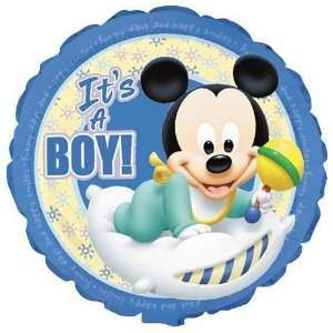  18 Its A Boy Mickey Mouse 3D Balloon: Toys & Games