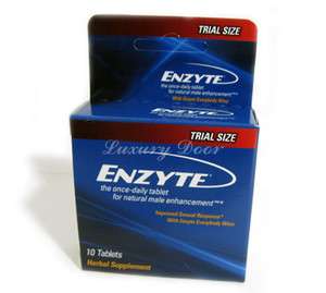   Box Enzyte Natural Male Enhancement 10 PILLS *NEW* 035046061852  