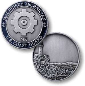 Coast Guard Machinery Technician Challenge Coin  
