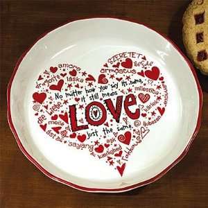  Love Languages Pie Plate