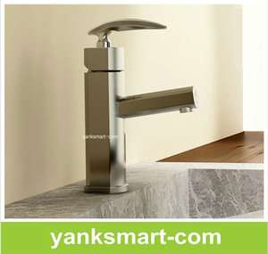 Nickel Brushed Bathroom Tap Kitchen Basin Mixer Tap Sink Faucet YS 