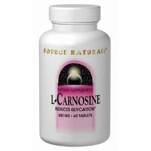  LCarnosine 500 mg 30 Tablets by Source Naturals Health 