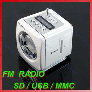 Portable Multimedia FM Radio SD/USB MP3 Sound Speaker  