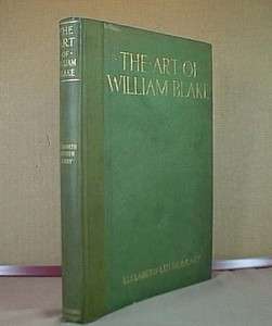 1907   THE ART OF WILLIAM BLAKE BY ELISABETH LUTHER CARY  