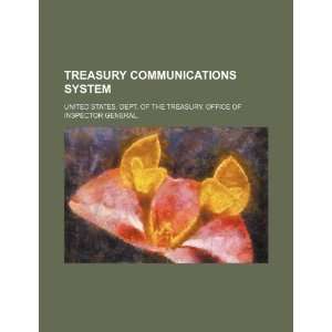  Treasury communications system (9781234405755) United 