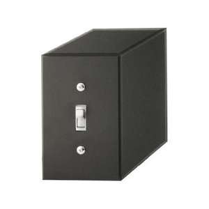 Design Glut Cubic Switchplate Lightswitch Black