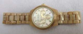 Michael Kors Womens Resin Horn Chronograph Watch MK5039  