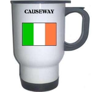 Ireland   CAUSEWAY White Stainless Steel Mug