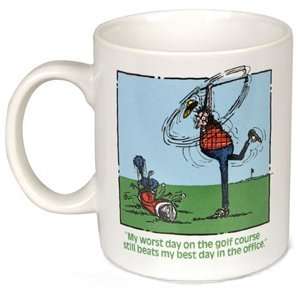  Humorous Golf Mugs   Worst Day Mug