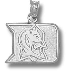  Duke University Iron Duke 1/2 Pendant (Silver) Sports 