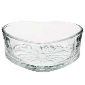  Heart Shaped Glass Bowl, 6 Home & Kitchen