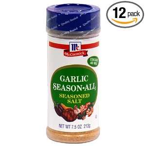McCormick Season All, Seasoned Salt, Garlic, 7.5 Ounce Unit (Pack of 