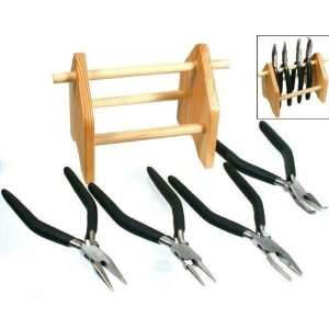   Jewelers Box Joint Pliers & Wood Stand Bench Tools: Home & Kitchen