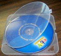 200 NEW TRIMPAK POLY SQUARE CD DVD CASE,CLEAR BL55  