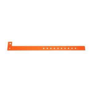  Orange Plastic Wristbands, Sequentially Numbered, Box of 