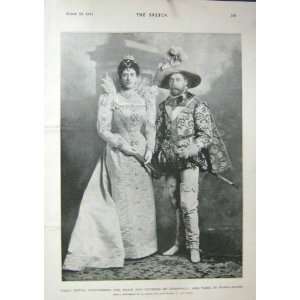   The Sketch 1901 The Duke Duchess Of Cornwall Old Print