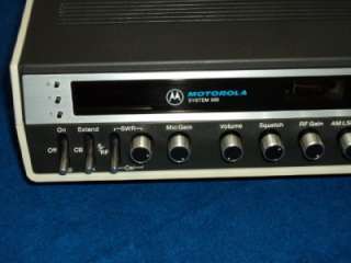   Motorola System 500 CB Transceiver Radio 40 Channel Side Band CB 555