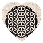 Carsons Collectibles Jigsaw Puzzle Heart of Flower of Life Peace 