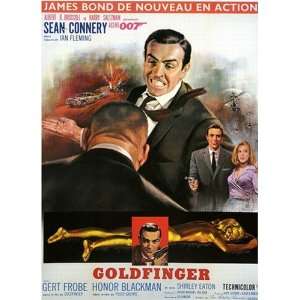   James Bond 007 Movie Poster French Goldfinger