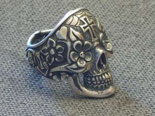 Steve Gerlach Day of the Dead Sterling Silver Ring  