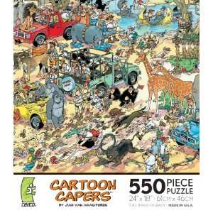 CARTOON CAPERS SAFARI 550 Piece JIGSAW Puzzle Toys 