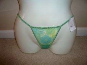 NWT Womens Rampage Lime Green Thongs Size Small  