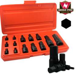   IMPACT MM METRIC SIZE HEX ALLEN BIT SOCKET DRIVE TOOL SET FOR WRENCH