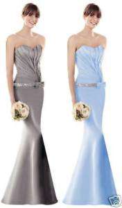 Vogue Strapless Bridesmaid Evening Dress BR7102 US 4 14  