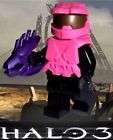 LEGO HALO Minifig   FEMALE PINK SPARTAN WITH NEEDLER 