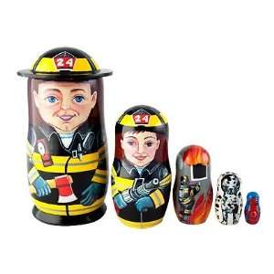  Firefighter Doll 5pc./6 
