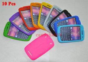 10Pcs Silicone Case Cover For Blackberry Curve 9350 9360 9370  