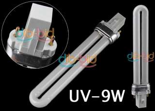 9W Nail Art UV Machine Lamp Light Bulb Tube Dryer  