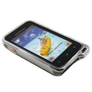 SOFT PLASTIC CASE BACK + LCD FILM FOR Sony Ericsson Xperia Active 