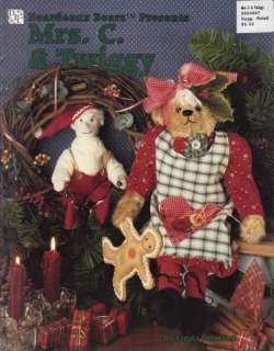 PRIMITIVE CHRISTMAS BEAR GINGERBREAD ELF PATTERN BOOK  