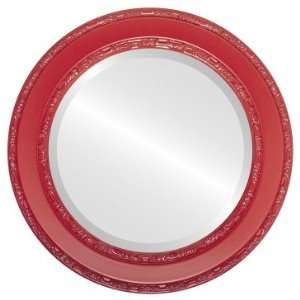  Monticello Circle in Holiday Red Mirror and Frame