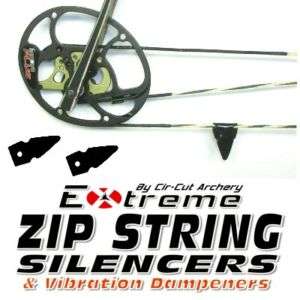 Archery ZIP BOW STRING SILENCERS & VIBRATION DAMPENERS  