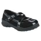 Laura Ashley Toddler Girls Dress Shoe LA19656   Black Patent