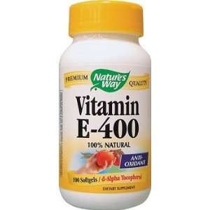  Natures Way Vitamin E 400