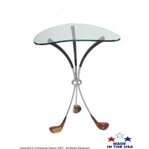  Golf Classic Boomerang Glass Table: Sports & Outdoors