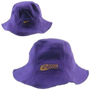 Nike LSU Tigers Purple Ladies Tulip Bucket Hat:  Sports 