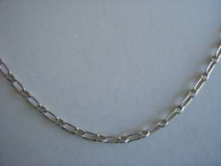   Tiffany & Co. Sterling 23 Rectangular Round Open Link Chain Necklace