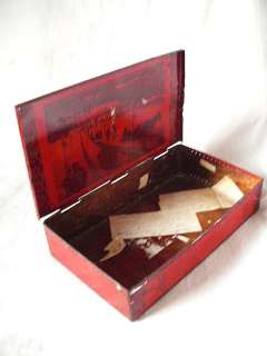 1890s Wm. Vogel & Bros. Brooklyn NY Toboggans Cigar Tin Box People 